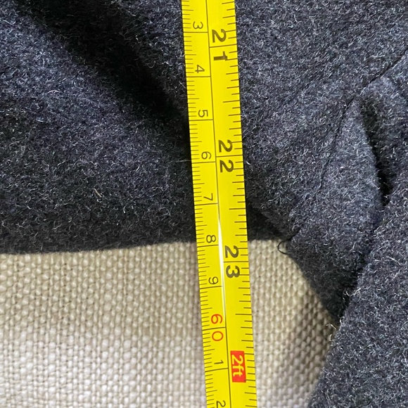 Kenneth Cole Reaction Mens Dk. Grey Double Breasted Wool Blend Pea Coat. Sz-M - Picture 12 of 16